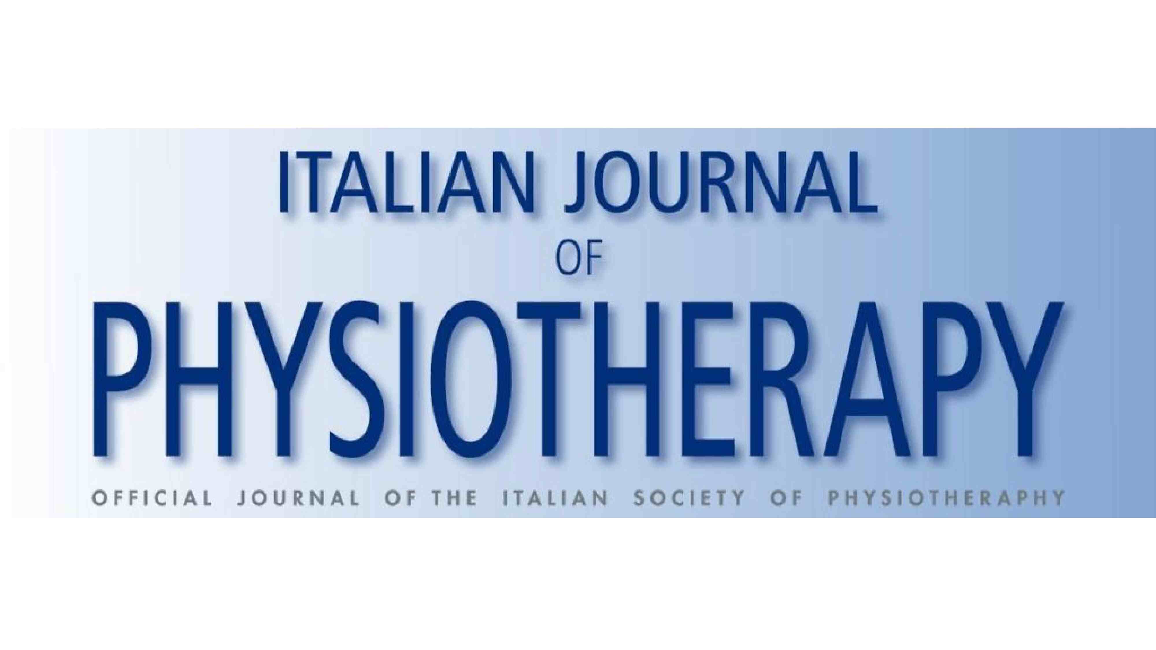 ITALIAN JOURNAL OF PHYSIOTERAPY