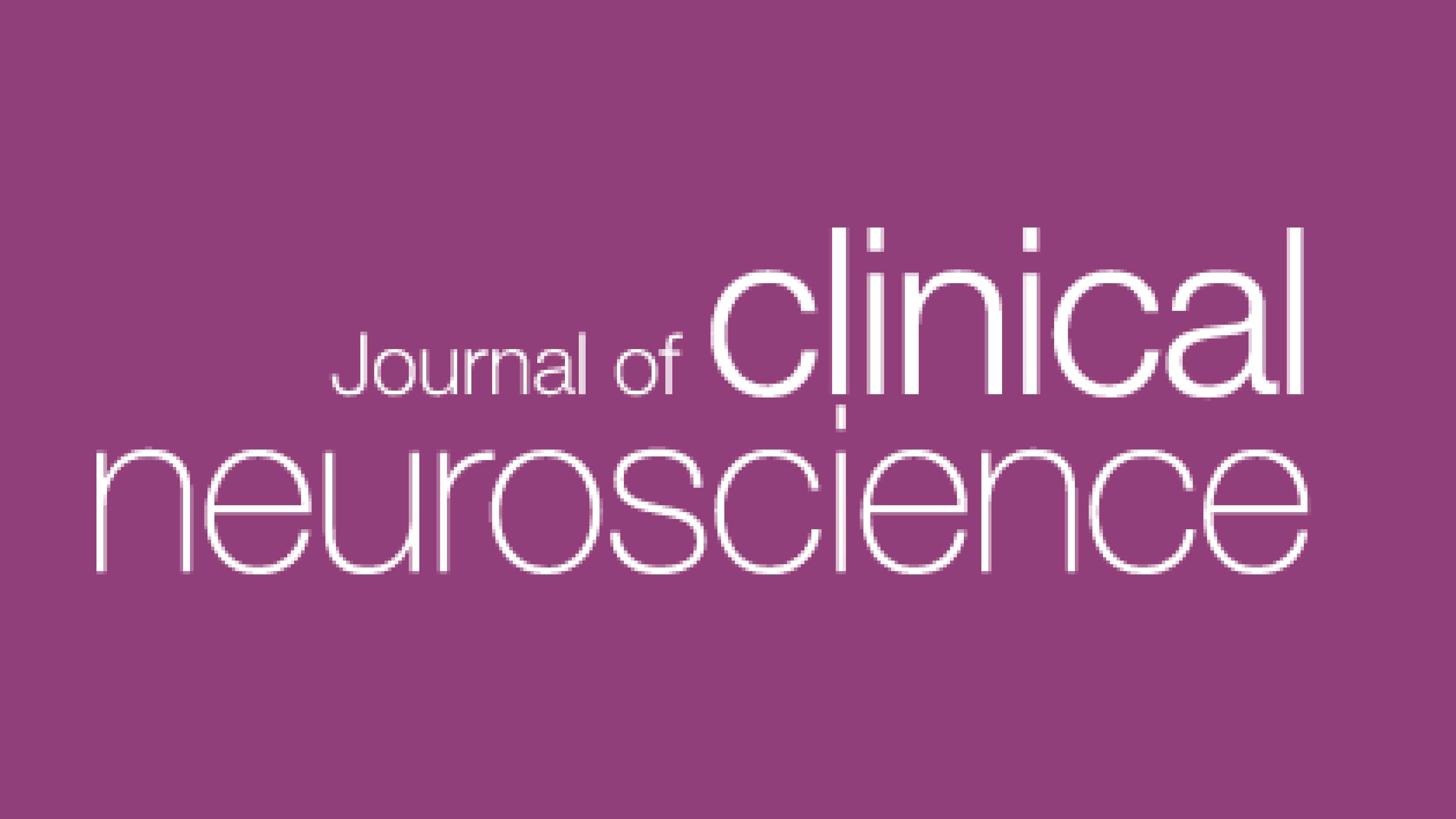 Journal of Clinical Neuroscience